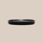 AERO, Serving tray, set of 3, polypropylene, round, black