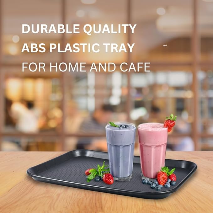 AERO, Serving tray 14/18, set of 3, polypropylene, black