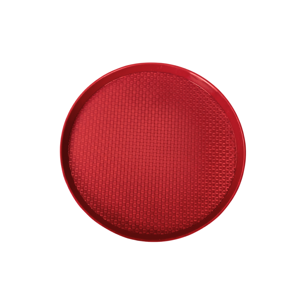 AERO, Serving tray, set of 3, polypropylene, round, red