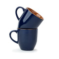 Everyday Coffee Mug, Blue ceramic mug set, 300ml Pack of 2