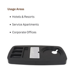 CLASSIC, Hospitality Kettle tray, oblong, ABS Plastic, black