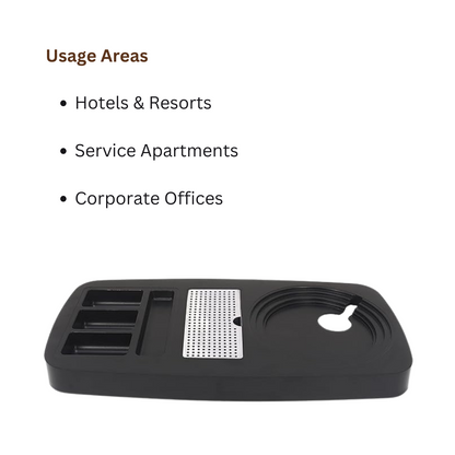 Electric Kettle Stand for Hotel Rooms | Curved corners