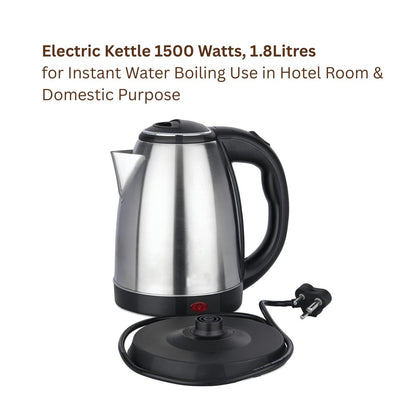 FP Electric Kettle with Hospitality Kettle Tray, Kettle 1.8 Ltr and Kettle tray for hotel rooms