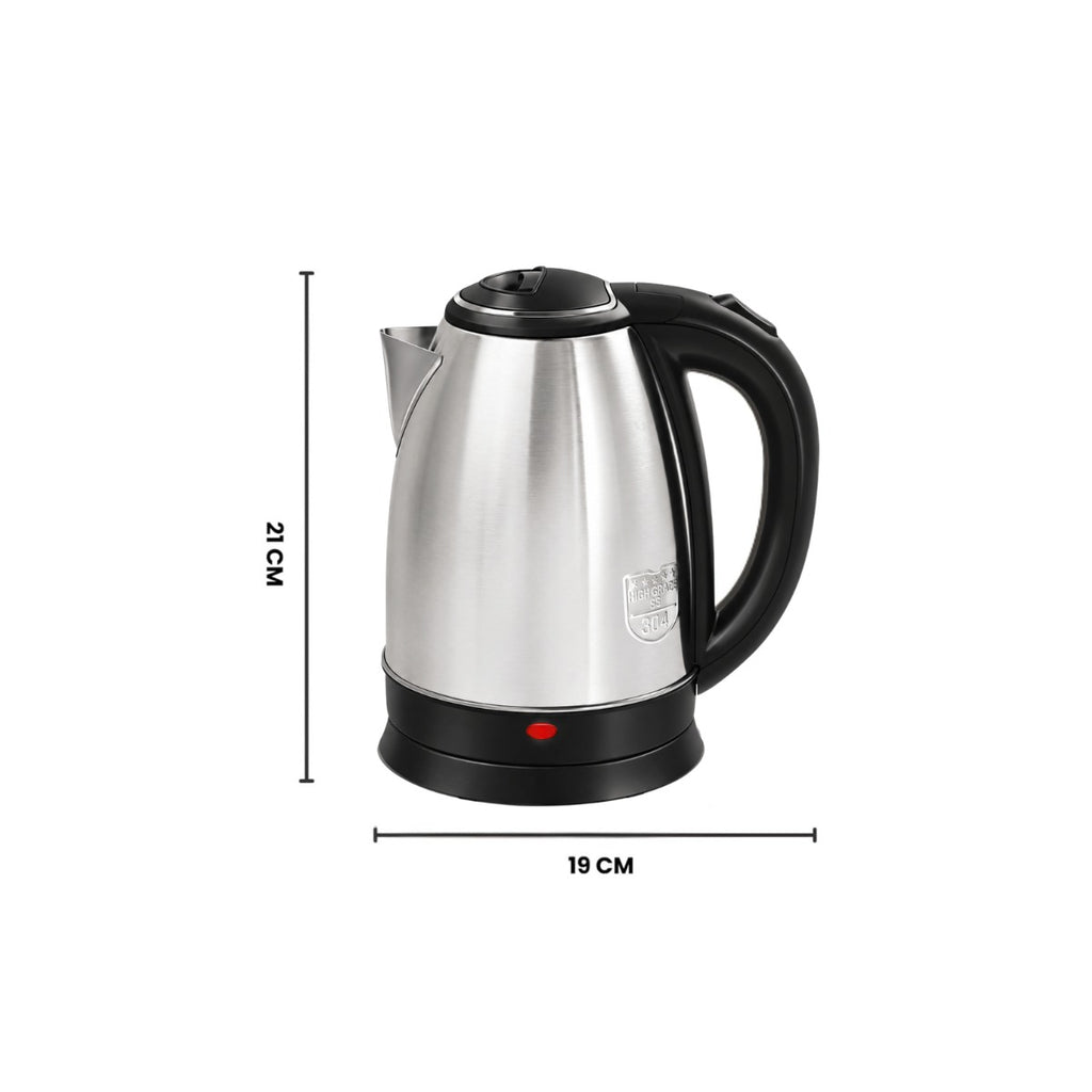 SKYLINE, 5007 Electric kettle, stainless steel, silver/black, 1.2 L / 1500 W