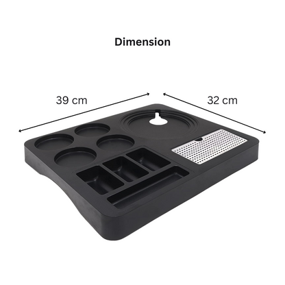 Multi Compartment Kettle Tray with SS drip