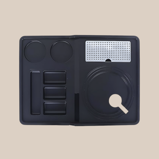 Hotel Room Tea Kettle Tray made of ABS Plastic | 2 Cup Holder
