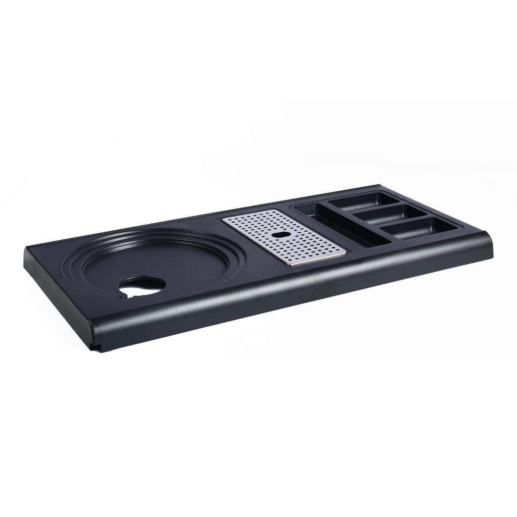 SLEEK, Hospitality Kettle tray, rectangle, ABS Plastic, black