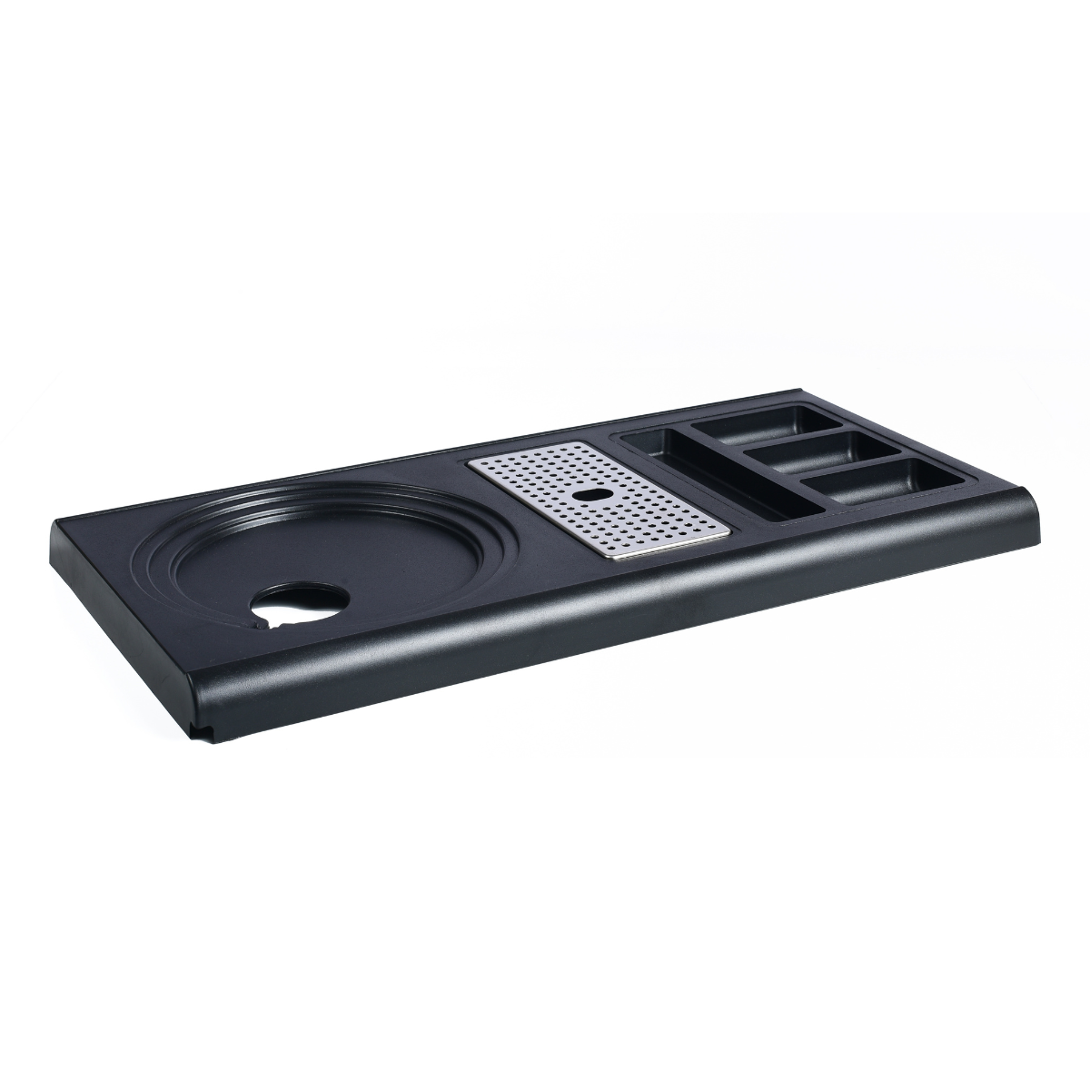 SLEEK, Hospitality Kettle tray, rectangle, ABS Plastic, black