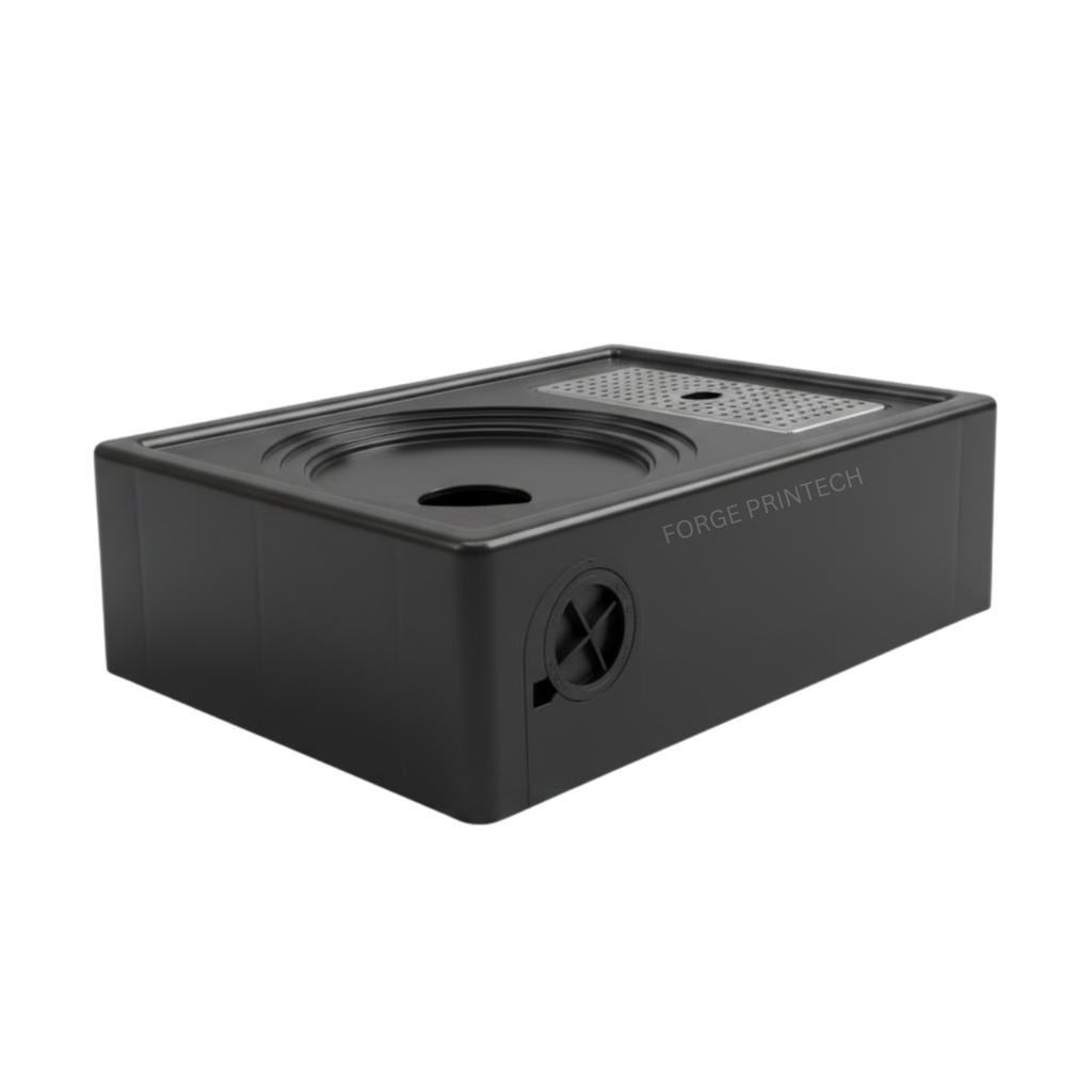 WOODS, Hotel kettle tray with pull-out drawer, ABS plastic, 2 cup holder