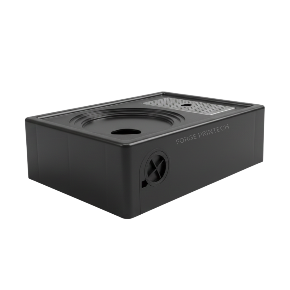 WOODS, Hotel kettle tray with pull-out drawer, ABS plastic, 2 cup holder