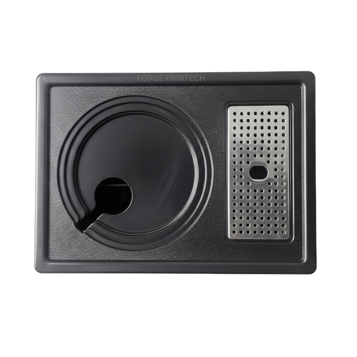 WOODS, Hotel kettle tray with pull-out drawer, ABS plastic, 2 cup holder
