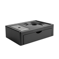 WOODS, Hotel kettle tray with pull-out drawer, ABS plastic, 2 cup holder
