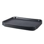 AERO, Serving tray 12/16, set of 3, polypropylene, black