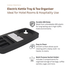 CLASSIC, Hospitality Kettle tray, oblong, ABS Plastic, black