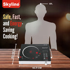 SKYLINE, Infrared Induction Cooker with Digital Display, 2000W