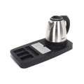 CLASSIC / SKYLINE, 5006 Electric kettle with kettle tray oblong, silver/black black, 1.8 L / 1500 W